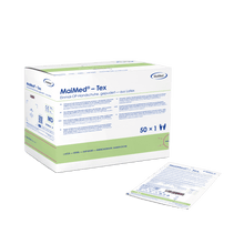 MaiMed-Tex sterile, lightly powdered latex surgical gloves 50 pairs/box