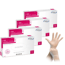MaiMed-evolution, white, non-sterile, powder-free Latex-free disposable glove, 200 pieces/box