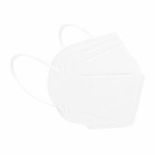 A Virshields FFP2 Mask VS005, 5-layer (1 piece) from Mask Authority sp. z o.o. is shown against a plain background, highlighting the ear loops and contoured shape for a secure fit.