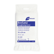 Absorbent compress non-sterile