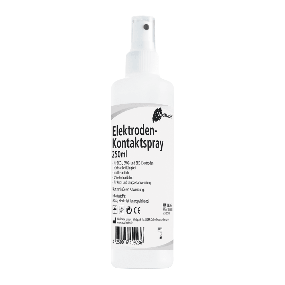 Electrode contact spray