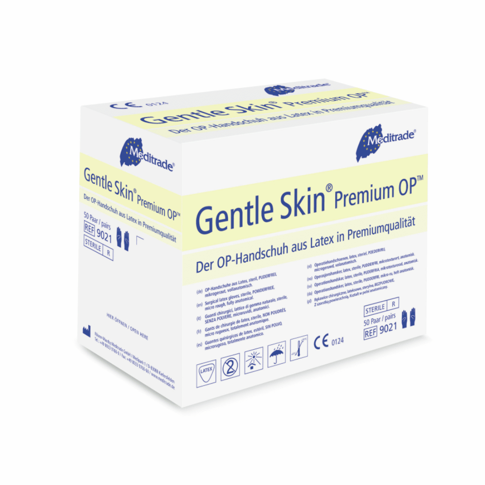 Surgical gloves, sterile