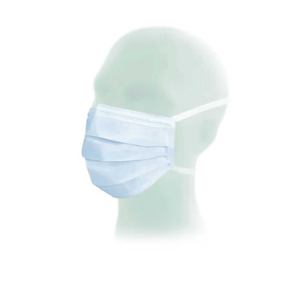 Mouth-nose protection with ties