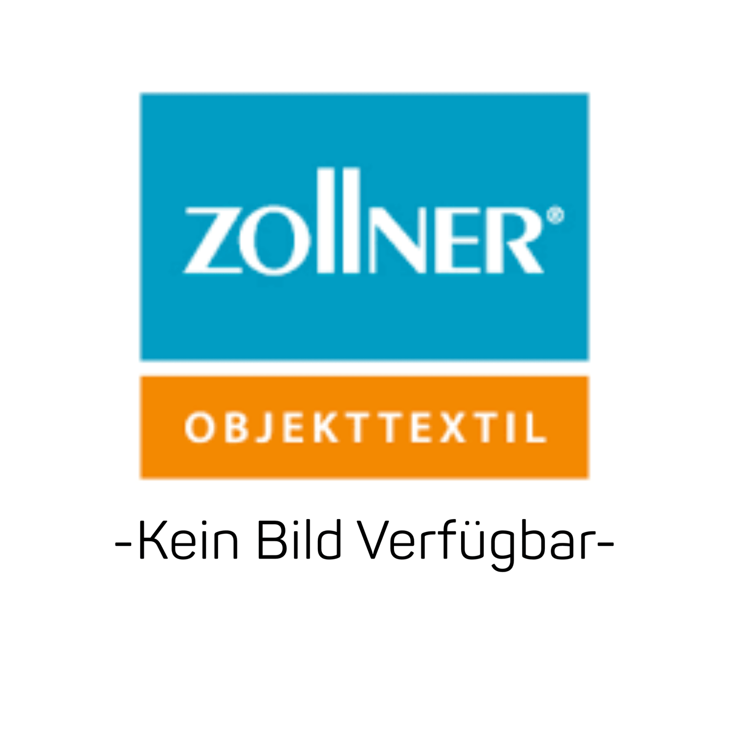 The image shows the logo of Zollner Objekttextil GmbH above an orange "Objekttextil" box and below it "-No Image Available-". This means that no image is available for the Zollner work pants Max, 62, 001-white | package (1 piece).