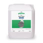 A white 10L plastic container labeled "Buz® Zero Tens colorless universal cleaner" from BUZIL-WERK Wagner GmbH & Co. KG with green accents, droplet graphics, cleaning symbols, pH value 7.5-8.4 - an effective universal cleaner for many applications.