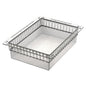 The Novocal PC module is a transparent, divisible, rectangular plastic container with slotted sides and a flat bottom, measuring 400 x 300 x 100 mm (WxDxH) including pull-out stops. Pull-out stops - perfect for PC storage and organization. Packaging: 1 piece.