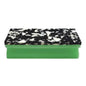 The Arcora PU-PAD SPONGE (150 x 70 x 45 mm) from Arcora International GmbH is a rectangular cleaning sponge with a green PU base and a black and white scrubbing sponge, depicted on a white background. The pack contains 10 sponges.