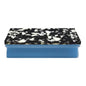 The Arcora PU-PAD SPONGE (150 x 70 x 45 mm) from Arcora International GmbH has a rectangular blue PU foam base and a black and white speckled scrubbing surface, depicted against a plain white background. Pack of 10 sponges.