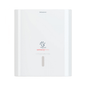 A white, wall-mounted Papernet antibacterial dispenser for C/V-fold folded hand towels with the logo of Sofidel Germany GmbH Defend Tech Technology with the prints "antibacterial dispenser" and "CV Folded Hand Towel". A narrow vertical slot is visible on the front.