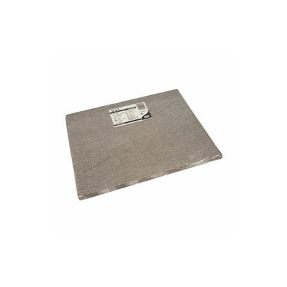 A rectangular PAPSTAR 100 paper placemats sheet (30 x 40 cm) from PAPSTAR GmbH lies flat, partially wrapped in clear plastic with a white-black label in the center - ideal for an eco-friendly table setting.
