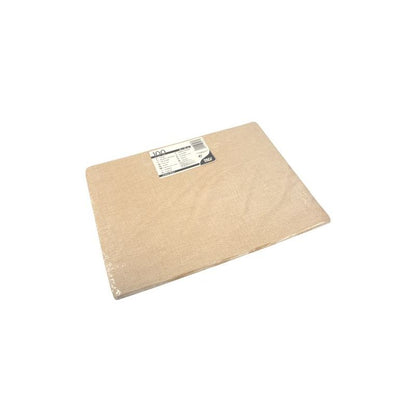 A rectangular stack of PAPSTAR 100 placemats, paper 30 x 40 cm from PAPSTAR GmbH, is wrapped in clear plastic and features a white and black label. The background is solid white.