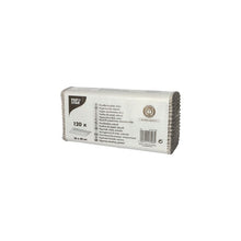 A package of PAPSTAR C-fold paper towels, natural color and single-ply, with 120 sheets, is nicely presented on a white background.