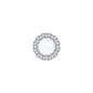 A single round white PAPSTAR plate and cup doily (15 cm) with a lace-like cutout, ideal for an elegant table decoration, is depicted centrally on a plain white background. The package contains 100 pieces. Brand: PAPSTAR GmbH.
