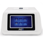 A real-time PCR device AGS8830-8 from the brand Altruan with a digital display showing options for DNA, RNA, size, configuration, and support on the screen, enclosed in a white casing.