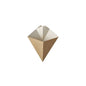The PAPSTAR "pure" French fries cone with dip corner is a geometric paper bag with an open top, ideal for 100 grams of French fries. Manufactured by PAPSTAR GmbH, the brown on the outside and white on the inside French fries cone is made from renewable resources, making it a sustainable to-go packaging.