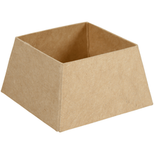 A simple, brown Kraft egg cup (45 x 35 mm) from Abena Re-Seller GmbH, photographed against a white background. Pack of 100.
