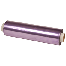 One roll of Abena Re-Seller GmbH cling film, perforated PVC, 8 my, 30x30 cm x 500 m (4 packs), ideal for sealing and protecting food.