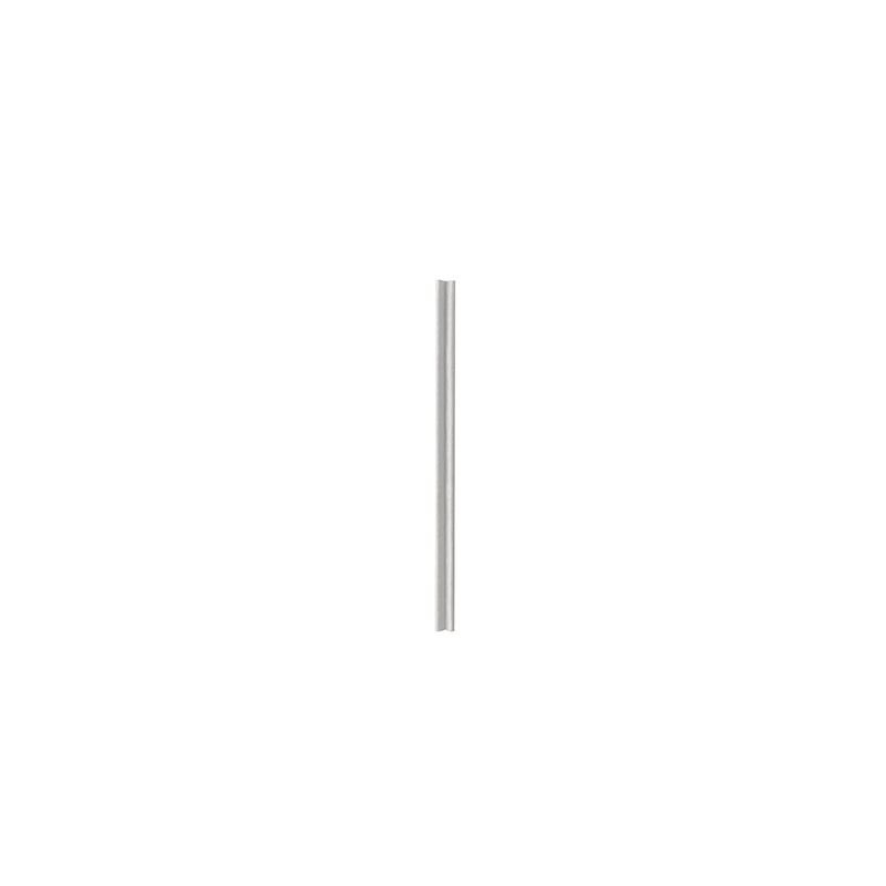 A single, straight paper stirrer from the PAPSTAR "pure" line stands vertically against a plain white background, reminiscent of the elegant simplicity often appreciated in gastronomy design.