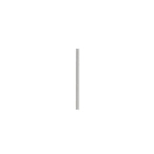 A single, straight paper stirrer from the PAPSTAR "pure" line stands vertically against a plain white background, reminiscent of the elegant simplicity often appreciated in gastronomy design.