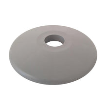 A gray, round Novocal bumper disc for station wagons (1 set = 4 pieces) with a large hole in the middle, depicted on a white background.