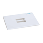 The Schülke Tub System 3 Liters from Schülke & Mayr GmbH is a white, rectangular item with two parallel, rectangular slots in the middle and the brand name "schülke" in blue lettering in the upper right corner, making it ideal for instrument preparation and medical applications.