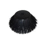 A black replacement side brush for the Balimat 6500 from Diversey Deutschland GmbH & Co. OHG, with stiff bristles around a central hub, depicted on a white background.