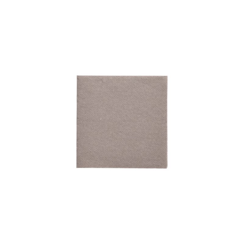 A beige PAPSTAR "DAILY Collection" napkin, FSC-certified, on a white background, ideal for adding an eco-friendly touch to your sustainable table decoration.