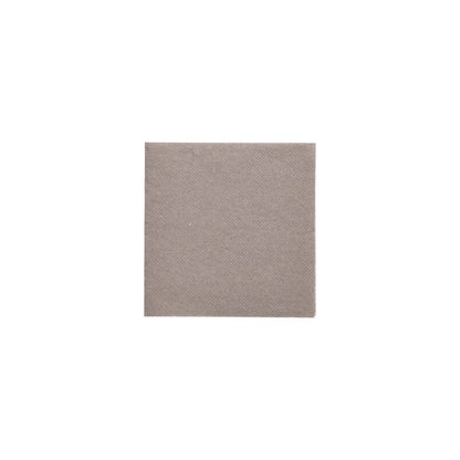 A beige PAPSTAR "DAILY Collection" napkin, FSC-certified, on a white background, ideal for adding an eco-friendly touch to your sustainable table decoration.