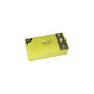 A pack of yellow napkins labeled "DAILY Collection" by PAPSTAR GmbH. The packaging, ideal for sustainable table decoration, contains 50 1/4-fold napkins with dimensions of 24 cm x 24 cm.
