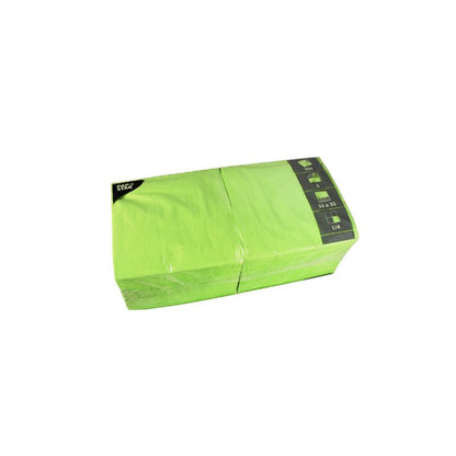 A sealed package of PAPSTAR 250 napkins, 3-ply 1/4-fold by PAPSTAR GmbH, with a label in the upper right corner, is depicted against a white background.