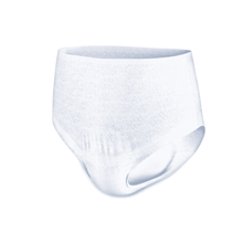 A pack of TENA Pants Bariatric Plus XXL, disposable incontinence underwear for adults, with an elastic waistband and leg openings on a plain white background. Ideal for the discreet management of bladder weakness.