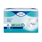 The packaging of the TENA Slip Super incontinence pad with waistband, available in size M, impresses with an elegant blue-white design with visual accents that highlight the advanced 3x dryness technology. This pack of 28 pieces promises superior leakage protection for confidence and comfort, courtesy of TENA - Essity Germany GmbH.