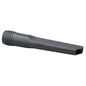 The TASKI crevice tool from Diversey Deutschland GmbH & Co. OHG is a crevice nozzle made of black plastic with a ribbed end and a narrow nozzle to enhance the cleaning performance of your vacuum cleaner.