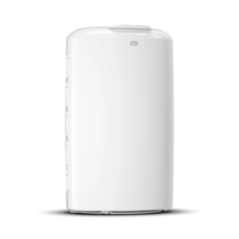 The Tork 563000 Waste Bin Elevation 50 Liter B1 by TORK – Essity Professional Hygiene Germany GmbH is a sophisticated, white, upright waste bin with smooth edges and minimalist design. It offers flexible installation options as it elegantly stands on any flat surface.