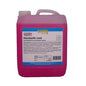 The 5-liter plastic canister Velvet Hand Soap pink of the Stern Waschmittel GmbH has a pink design, a white cap, and a blue-white label with information about the product and ingredients.