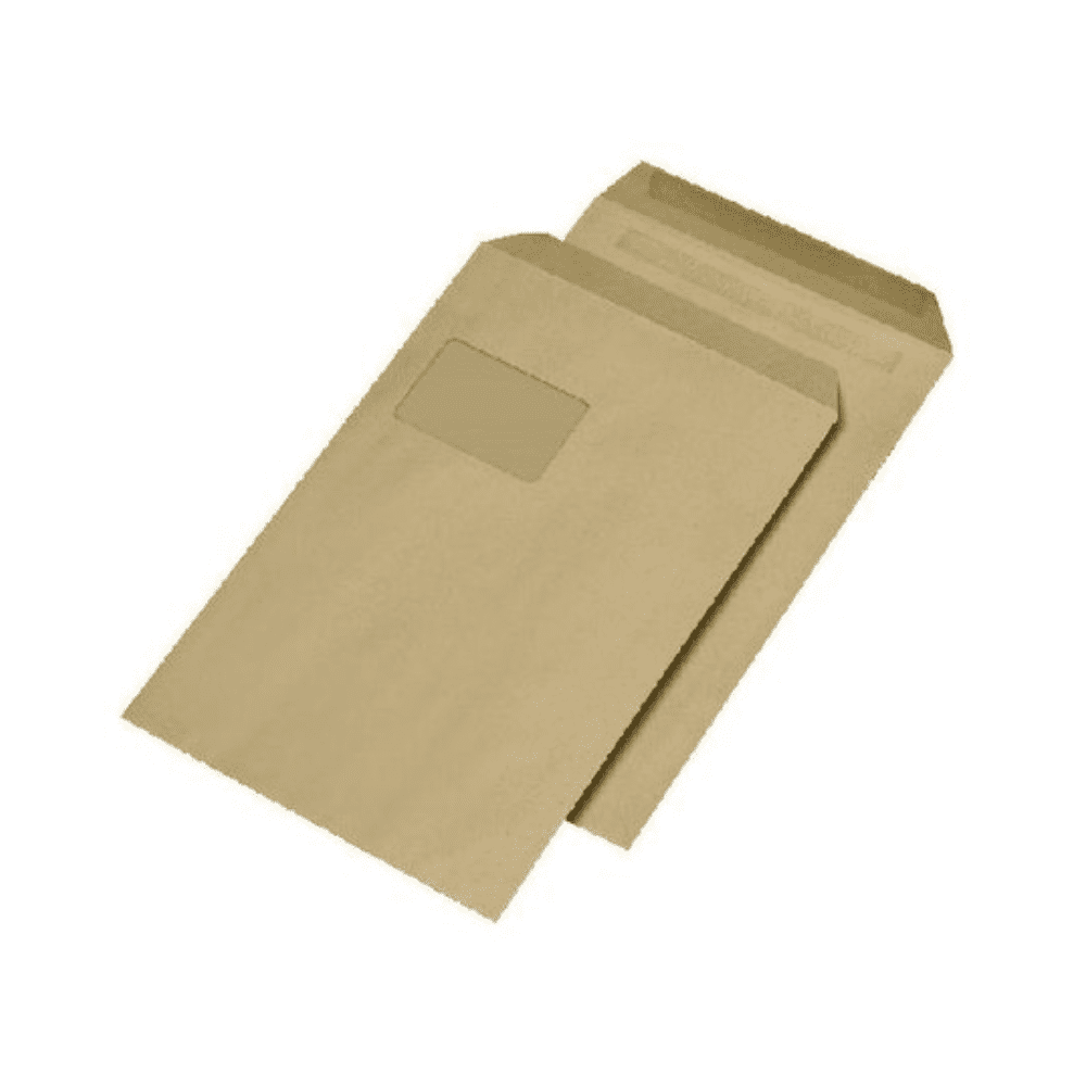 Shipping envelope with or without window
