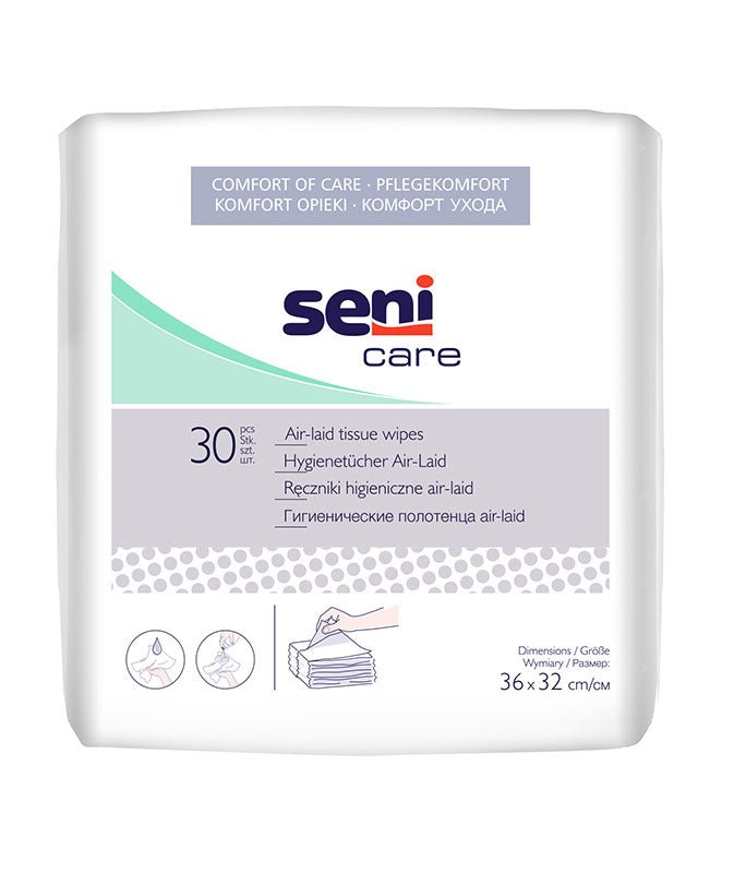 Seni Care Hygiene Wipes Air-Laid a30 | Pack (30 pieces) 