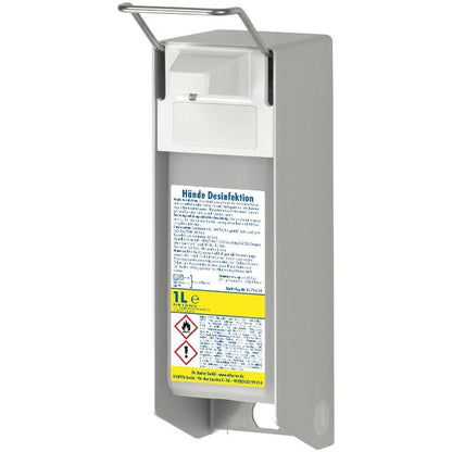 Wall dispenser with aluminum housing 1 pc.