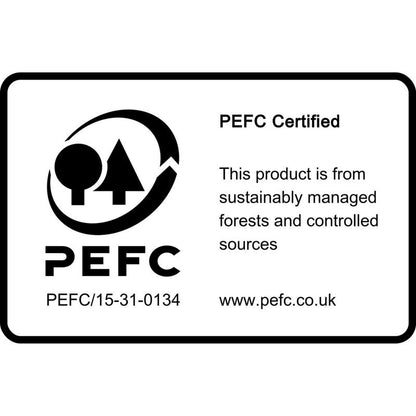 The Scotch® Classic masking tape (24 mm x 50 m, 1 roll), from 3M Deutschland GmbH, is marked with a black and white PEFC label (70% PEFC, SGSCH-COC-110078) for sustainably produced paper. Ideal for painting and renovation work. www.pefc.co.uk.