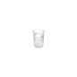 The Dr. Schumacher dosing cap 40ml PP from Dr. Schumacher GmbH, a clear dosing cap with measurement markings, is depicted on a plain white background.