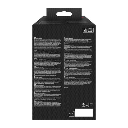 The 3M™ PELTOR™ Optime™ II Ear Muffs H520A (SNR 31 dB, Green) box displays multilingual information, safety symbols at the top right, and a barcode area at the bottom on a dotted black background. Brand: 3M Deutschland GmbH. The package contains 1 piece.