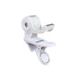 The Scotch™ Clip & Twist Tape Dispenser C19 from 3M Deutschland GmbH features a spring-loaded clip, a metal key ring, a serrated cutting edge, and comes with a roll of Scotch® Magic™ Invisible Tape (19mm × 8.89m).