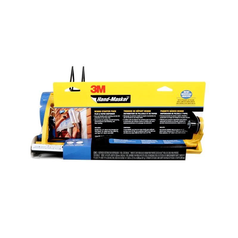 3M™ Hand-Masker™ set of pre-assembled masking film and masking tape M3000-PAK-WE | Pack (1 piece)